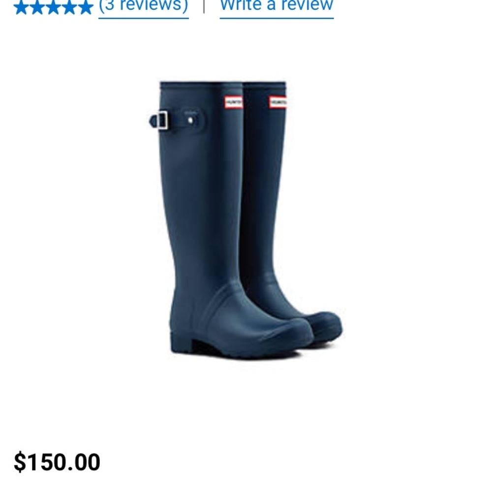 Hunter boots-Navy